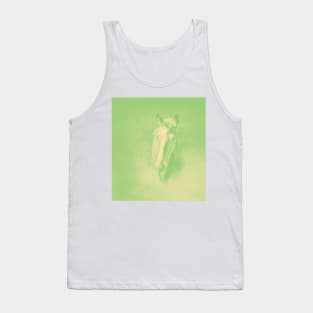 Horse emerging from the alien green mist Tank Top